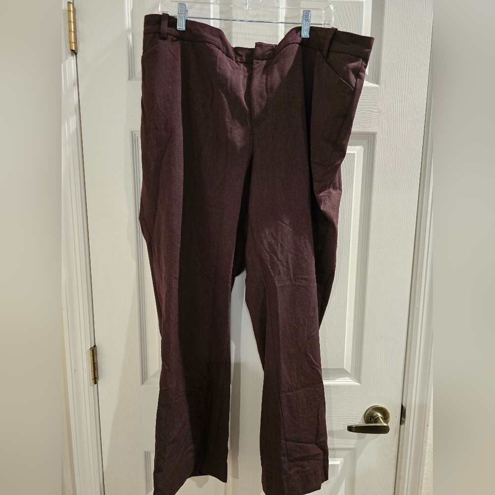 Coldwater Creek Women's Burgundy Pants